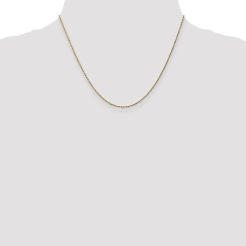 10k Yellow Gold .95mm Cable Rope Chain- Sparkle & Jade-SparkleAndJade.com 10K8RY-18