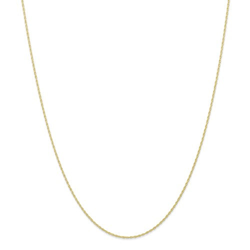 10k Yellow Gold .95mm Cable Rope Chain- Sparkle & Jade-SparkleAndJade.com 