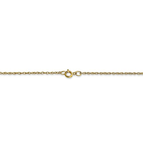 10k Yellow Gold .95mm Cable Rope Chain- Sparkle & Jade-SparkleAndJade.com 