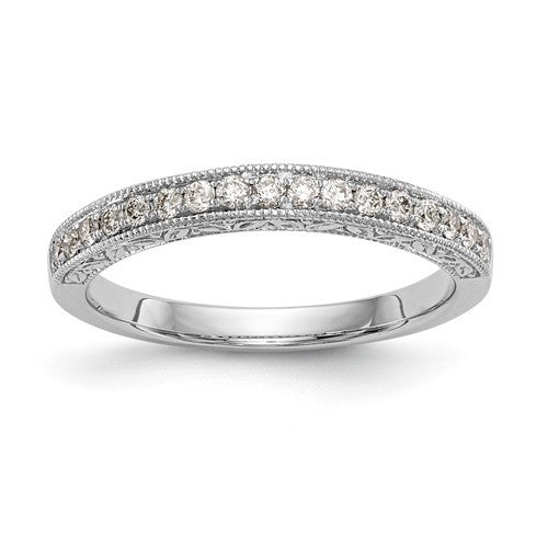 14k White Gold Diamond Anniversary Wedding Band- Sparkle & Jade-SparkleAndJade.com Y8708AA RM2371B-020-WAA