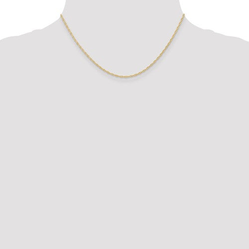 14k Yellow Gold 1.35 mm Cable Rope Chain- Sparkle & Jade-SparkleAndJade.com 10RY-16