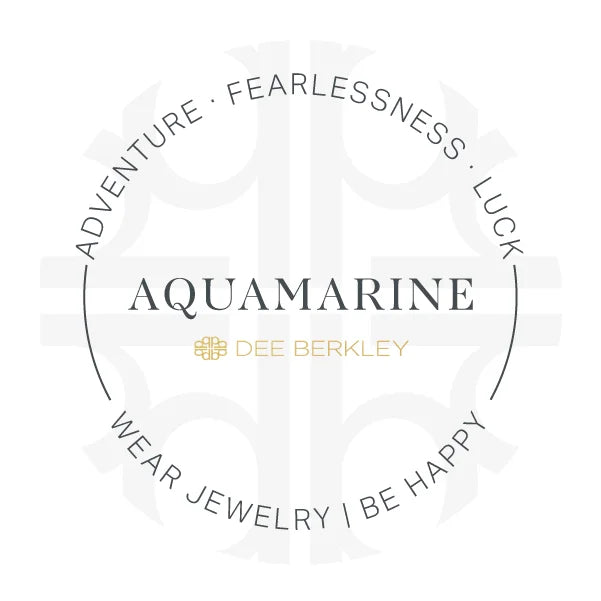 Aquamarine "Team Bride" with Sterling Silver Shimmer Bead Gift Box- Sparkle & Jade-SparkleAndJade.com DBJ-RTW-0021-AQMSS