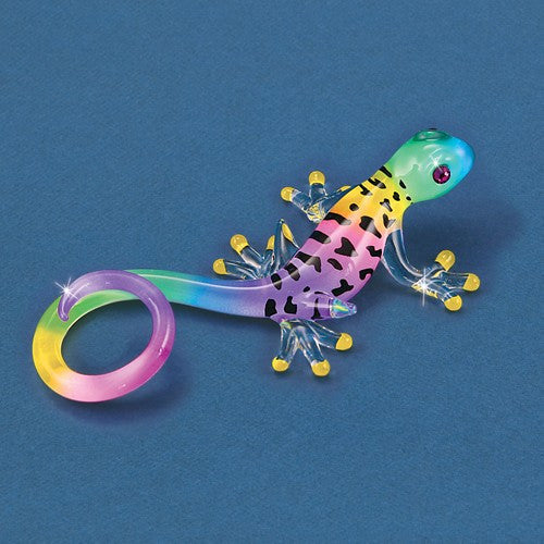 Glass Baron Gecko Island Gypsy Figurine- Sparkle & Jade-SparkleAndJade.com GM15143