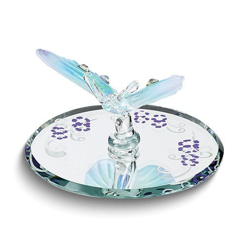 Glass Baron Small Blue Butterfly Glass Figurine- Sparkle & Jade-SparkleAndJade.com GM6691 L0 319-B2