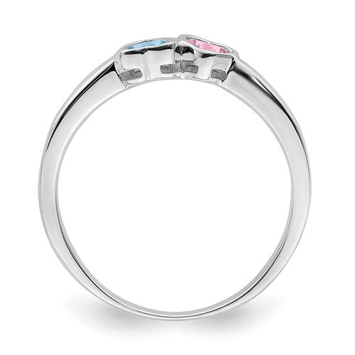 Heart Mother's Family Birthstone Ring- Sparkle & Jade-SparkleAndJade.com 