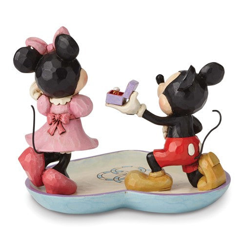 Jim Shore Disney Traditions Mickey And Minnie With Ring Box Figurine- Sparkle & Jade-SparkleAndJade.com GM19446