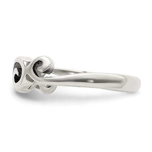 Sterling Silver Antiqued Swirl Toe Ring- Sparkle & Jade-SparkleAndJade.com QR1910