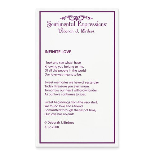 Sterling Silver 'Infinite Love' Vertical Infinity Pendant Necklace- Sparkle & Jade-SparkleAndJade.com QSX204