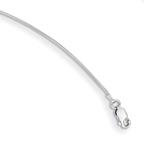 Sterling Silver White Ice Diamond Anchor Pendant Necklace- Sparkle & Jade-SparkleAndJade.com QW452-18