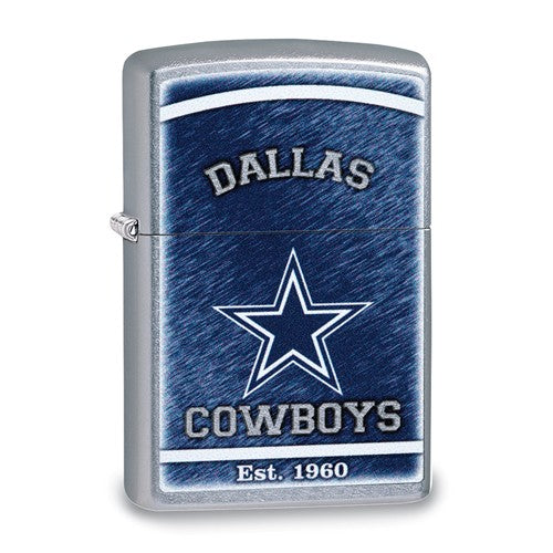 Zippo® NFL Zippo Dallas Cowboys Street Chrome Lighter- Sparkle & Jade-SparkleAndJade.com GL6565