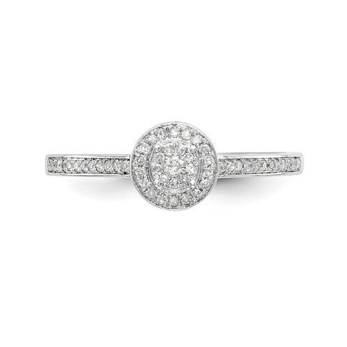 10K White Gold Multi-Stone Diamond Round Halo Engagement Ring- Sparkle & Jade-SparkleAndJade.com RM2388E-017-0WAA
