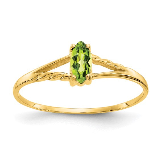 10k White or Yellow Gold Marquise Birthstone Rings- Sparkle & Jade-SparkleAndJade.com 10XBR185