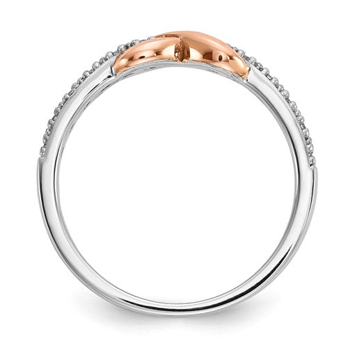 Infinity outlet Promise Ring 10k Rose Gold SZ 9