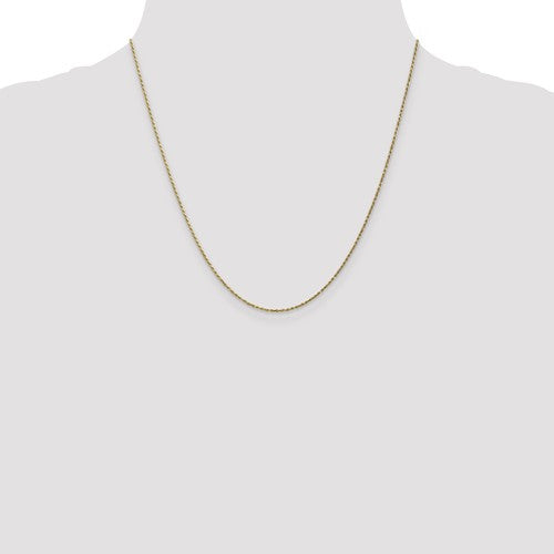 10k Yellow Gold .95mm Cable Rope Chain- Sparkle & Jade-SparkleAndJade.com 10K8RY-20