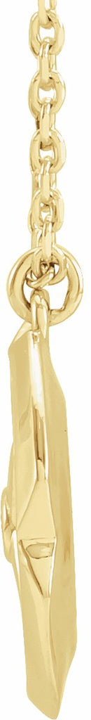 14K Gold .01 CT Natural Diamond Celestial Medallion 16-18" Necklace- Sparkle & Jade-SparkleAndJade.com 