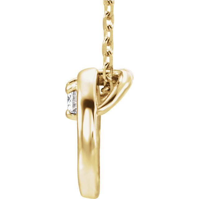 14k Gold Forever One™ Moissanite Circle Pendant 18" Necklace- Sparkle & Jade-SparkleAndJade.com 