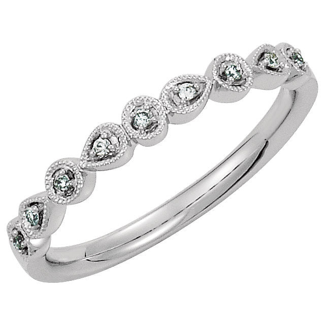 14k Gold .04 CTW Diamond Anniversary Ring- Sparkle & Jade-SparkleAndJade.com 68969:100:P