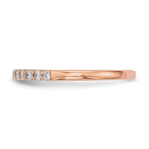 14k Rose Gold Diamond 0.275 CTW Wedding Anniversary Band- Sparkle & Jade-SparkleAndJade.com Y13910A RM5627-025-RA