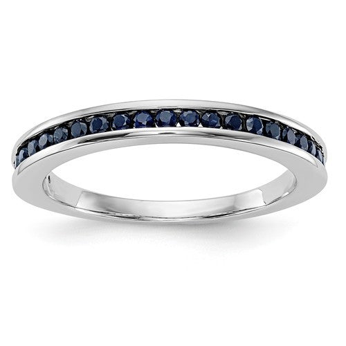 Ethical Sustainable Moissanite, Diamond or Sapphire Channel Set Eternity Anniversary