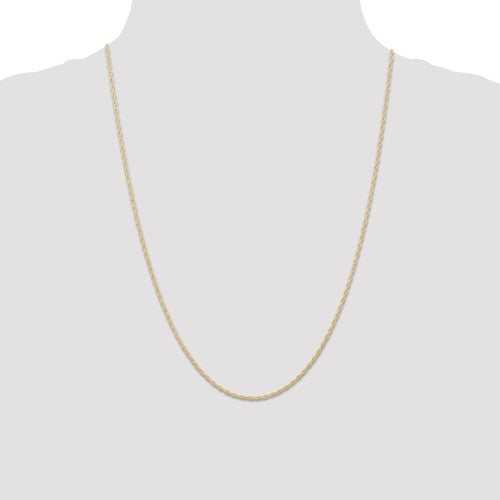 14k Yellow Gold 1.15mm Cable Rope Chain - Various Lengths- Sparkle & Jade-SparkleAndJade.com 9RY-24