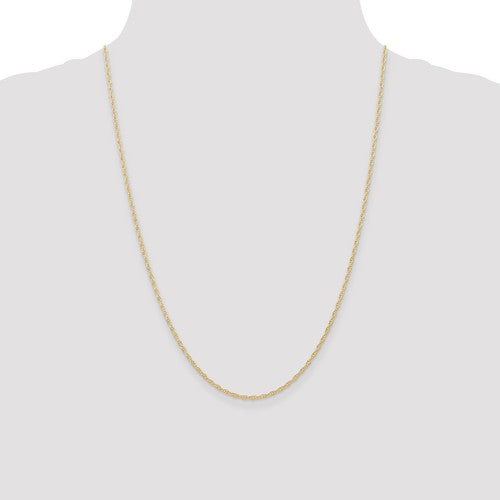 14k Yellow Gold 1.35 mm Cable Rope Chain- Sparkle & Jade-SparkleAndJade.com 10RY-24