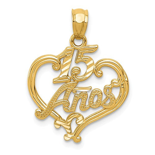 14k 15 newest Anos pendant