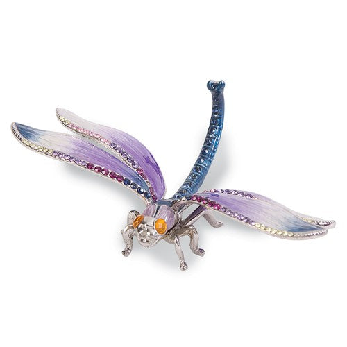 Bejeweled Madame Dragonfly Ring Holder Figurine- Sparkle & Jade-SparkleAndJade.com BJ2024