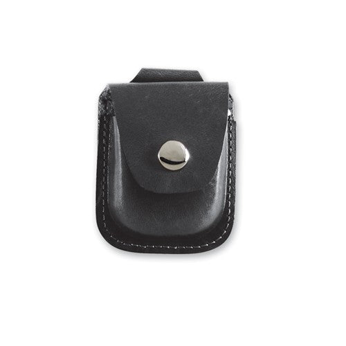 Charles Hubert Black Leather Holder For Up To 42mm Pocket Watch- Sparkle & Jade-SparkleAndJade.com XWA3322