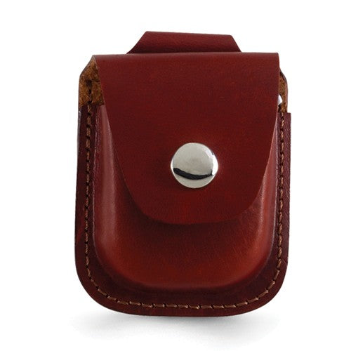Charles Hubert Brown Leather Holder For Up To 48mm Pocket Watch- Sparkle & Jade-SparkleAndJade.com XWA1044