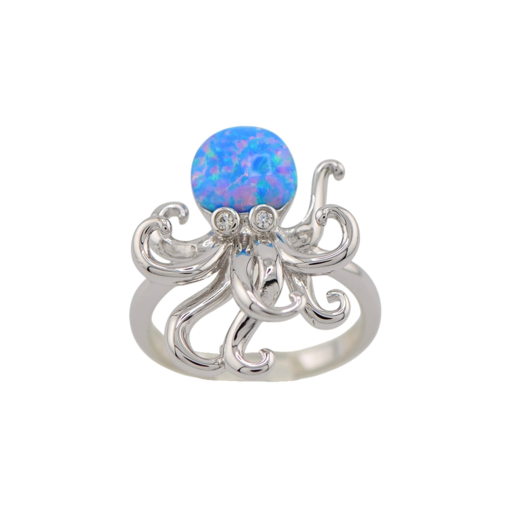 Opal Kraken Octopus Ring by Alamea- Sparkle & Jade-SparkleAndJade.com 