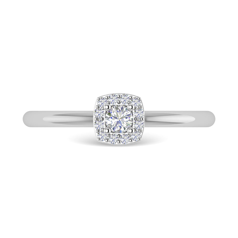 14K White Gold Diamond 1/6 CTW Round Cut Promise Ring- Sparkle & Jade-SparkleAndJade.com 63344W