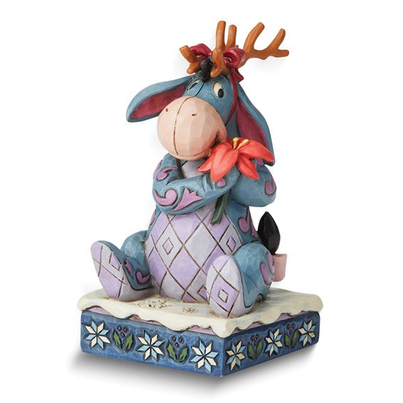 Disney Traditions by Jim Shore Winter Wonders Eeyore Christmas Figurine- Sparkle & Jade-SparkleAndJade.com GM23406