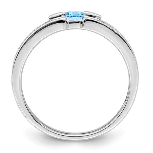 Genuine Diamond Mother's Family Birthstone Ring- Sparkle & Jade-SparkleAndJade.com 