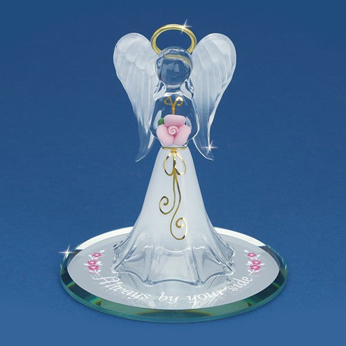 Glass Baron Angel By Your Side Glass Figurine- Sparkle & Jade-SparkleAndJade.com GM19238