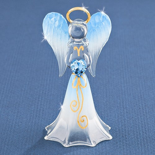 Glass Baron Blue Angel Glass Figurine- Sparkle & Jade-SparkleAndJade.com GM1154
