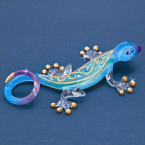 Glass Baron Desert Jewel Gecko Glass Baron Figurine- Sparkle & Jade-SparkleAndJade.com GM6737