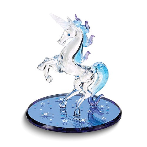 Glass Baron Small Starlight Unicorn Glass Figurine- Sparkle & Jade-SparkleAndJade.com GP6048