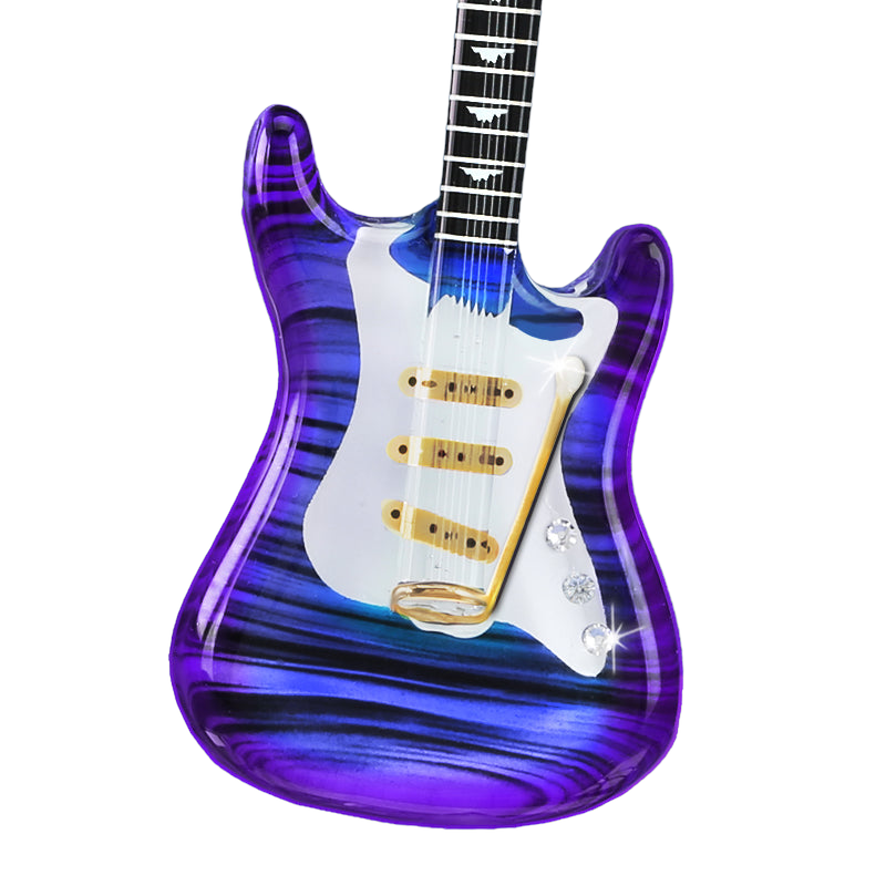 Glass Baron Vintage Purple Haze Guitar- Sparkle & Jade-SparkleAndJade.com U6 641-P