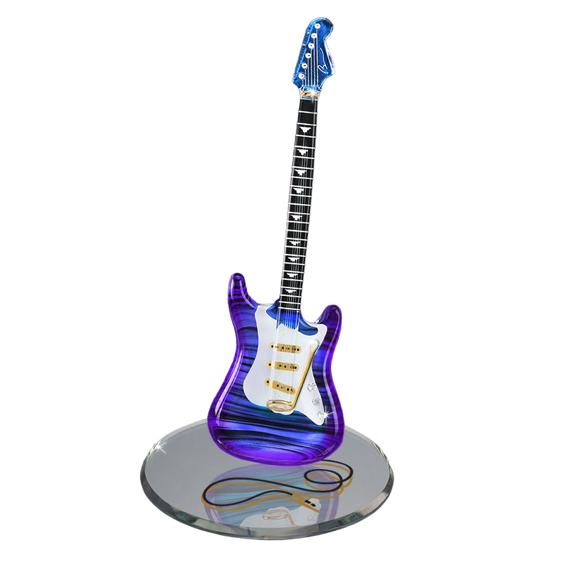 Glass Baron Vintage Purple Haze Guitar- Sparkle & Jade-SparkleAndJade.com U6 641-P