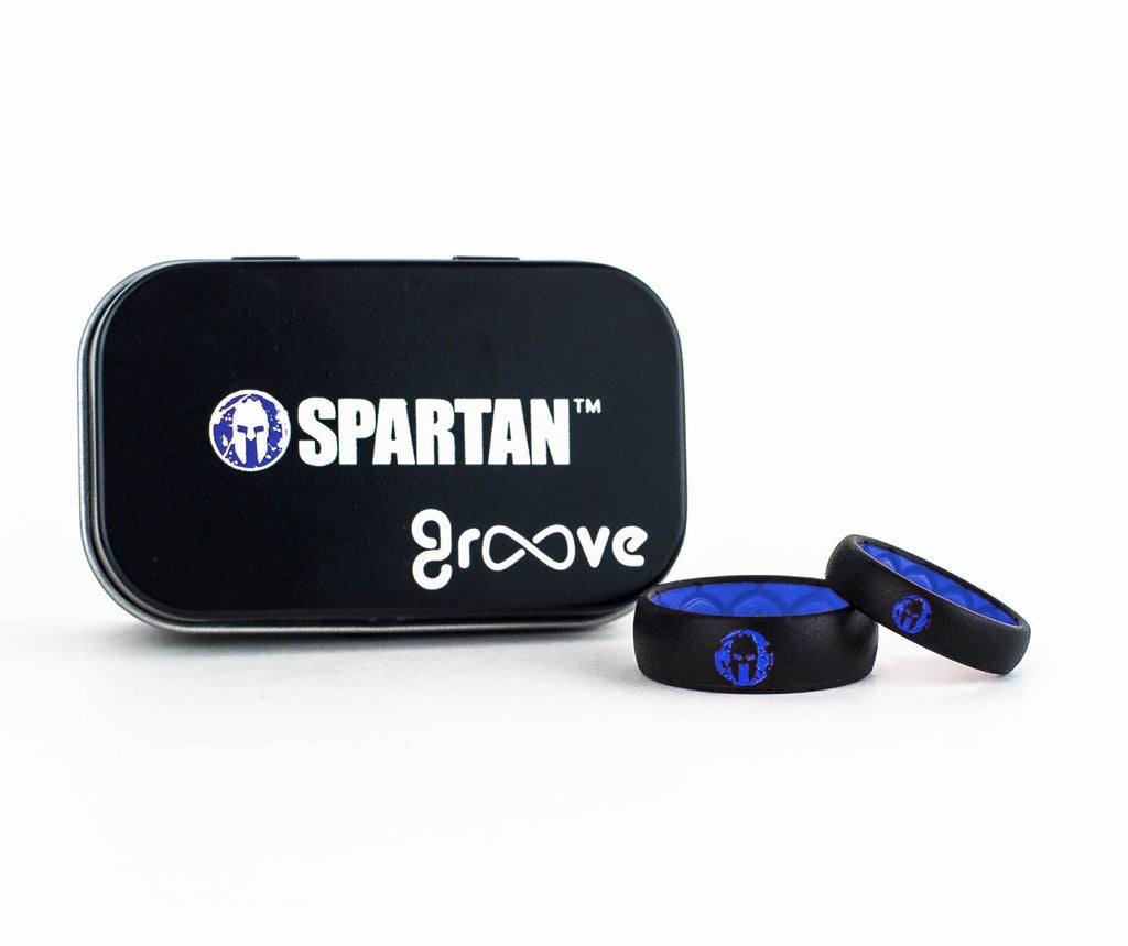Groove Life Spartan Race Super Blue Silicone ORIGINAL- Sparkle & Jade-SparkleAndJade.com 