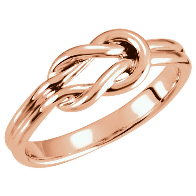 Infinity Love Knot Ring with Engraving- Sparkle & Jade-SparkleAndJade.com 5832:133388:P:10KR