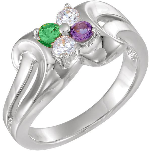 Mother's Family Birthstone Ring- Sparkle & Jade-SparkleAndJade.com 71255