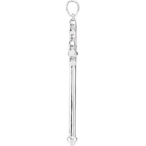 Mother's Key® Pendant or Necklace in Sterling Silver or 14k Gold- Sparkle & Jade-SparkleAndJade.com 