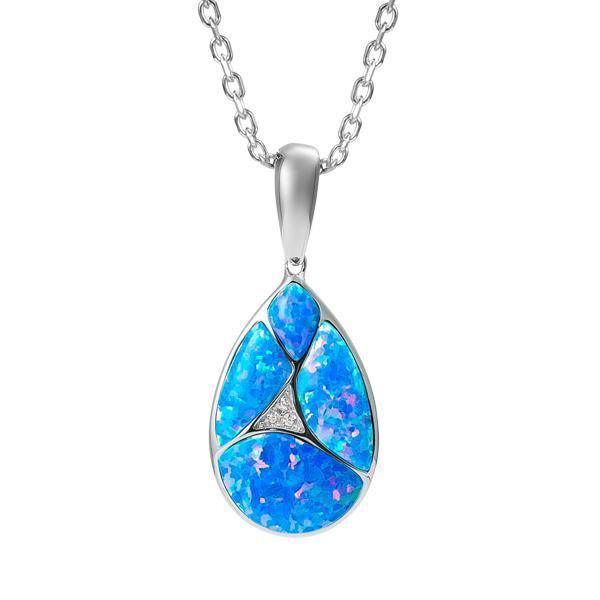 Opal Pieces of Love Teardrop Pendant- Sparkle & Jade-SparkleAndJade.com 758-31-31