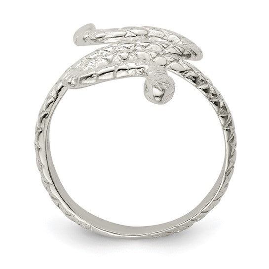 Sterling Silver Snake Ring- Sparkle & Jade-SparkleAndJade.com 