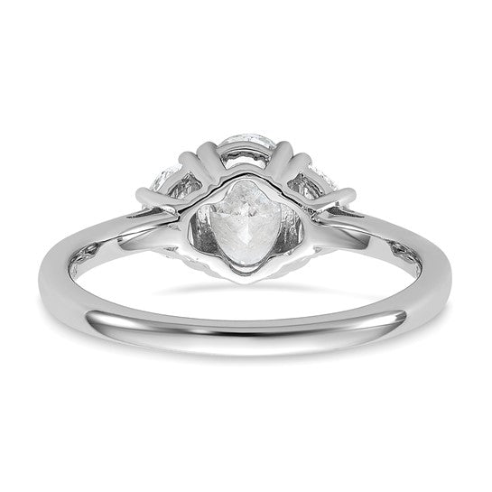 Bague De Fiançailles Solitaire Diamant 2.42 Ct - Or Blanc 14k, Taille 7 - Neuf Sans Emballage