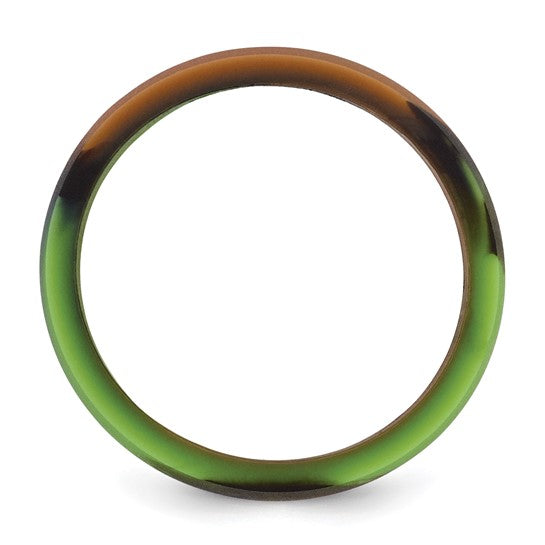 Silicone Camouflage 8.7mm Flat Edge Band - Various Color Patterns- Sparkle & Jade-SparkleAndJade.com 