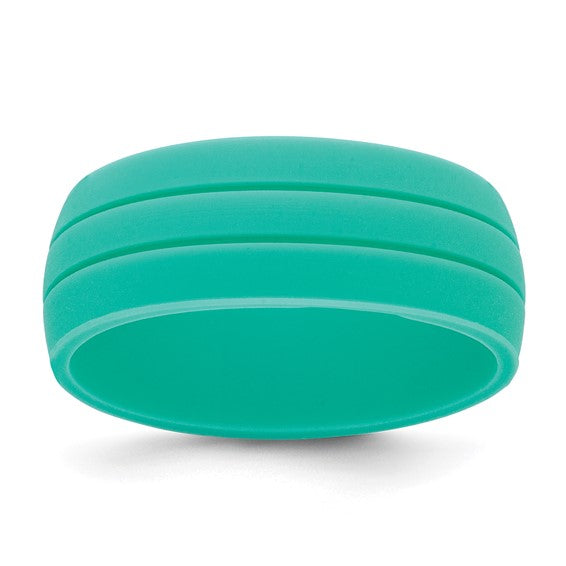 Silicone Band Grooved - 8.5mm- Sparkle & Jade-SparkleAndJade.com SL110-AB