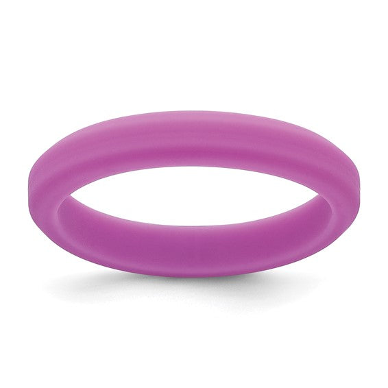 Silicone Band - 4mm- Sparkle & Jade-SparkleAndJade.com SL111-PP