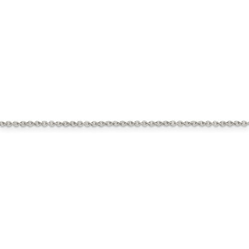 Sterling Silver 1.25mm Wide Cable Chain w/ Lobster Closure - Various Lengths- Sparkle & Jade-SparkleAndJade.com 